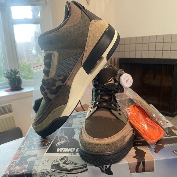 Nike Air Jordan 3 Retro SE, Dark Hazel/Multi-color-Multi Noisette Fonce, 10.5 main image 7